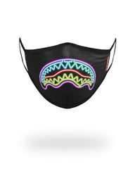 NEON SHARK FORM-FITTING MASK