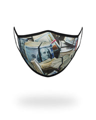 MONEY WHERE UR MOUTH IS FORM-FITTING MASK