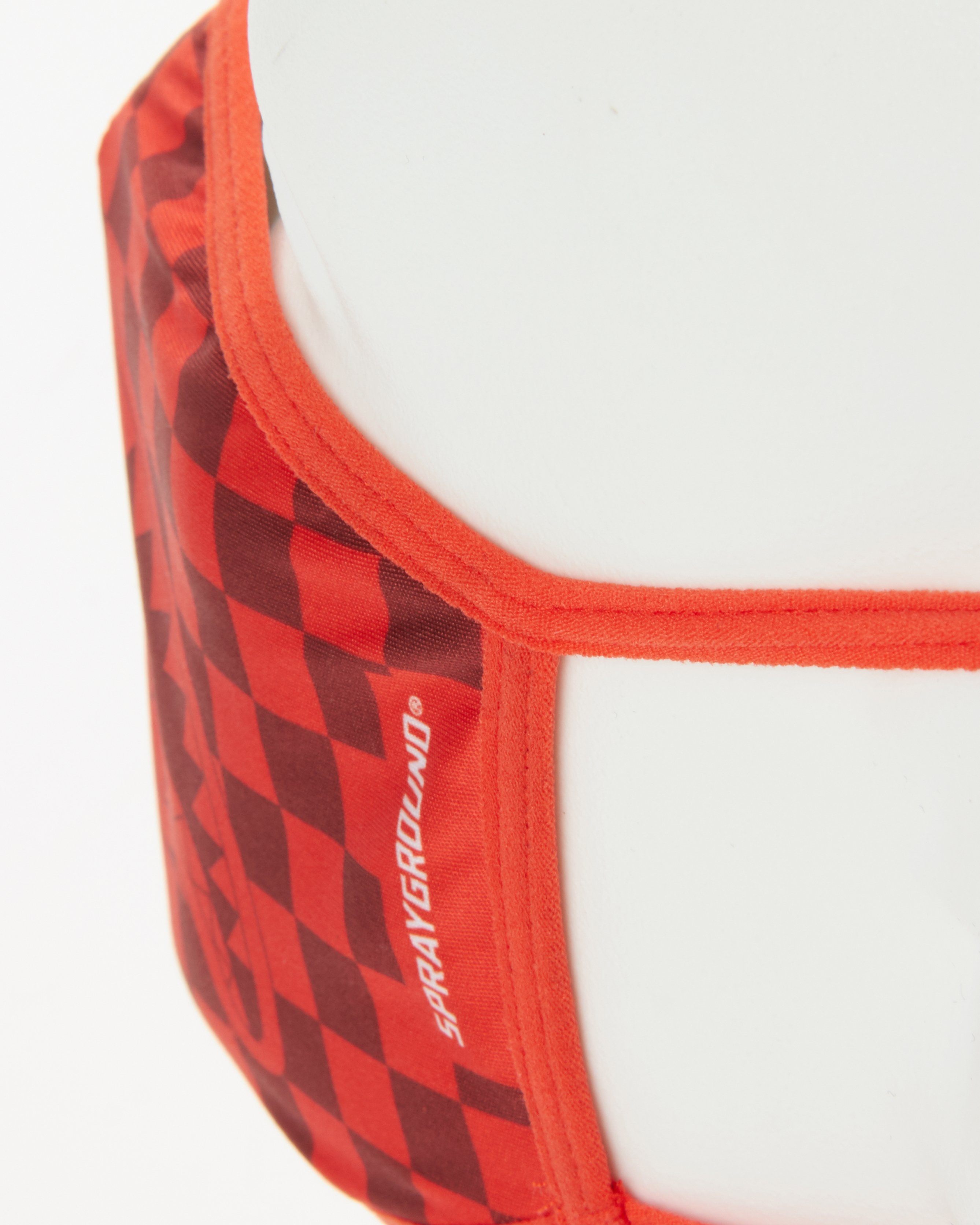 SHARKS IN PARIS (RED) FORM-FITTING MASK
