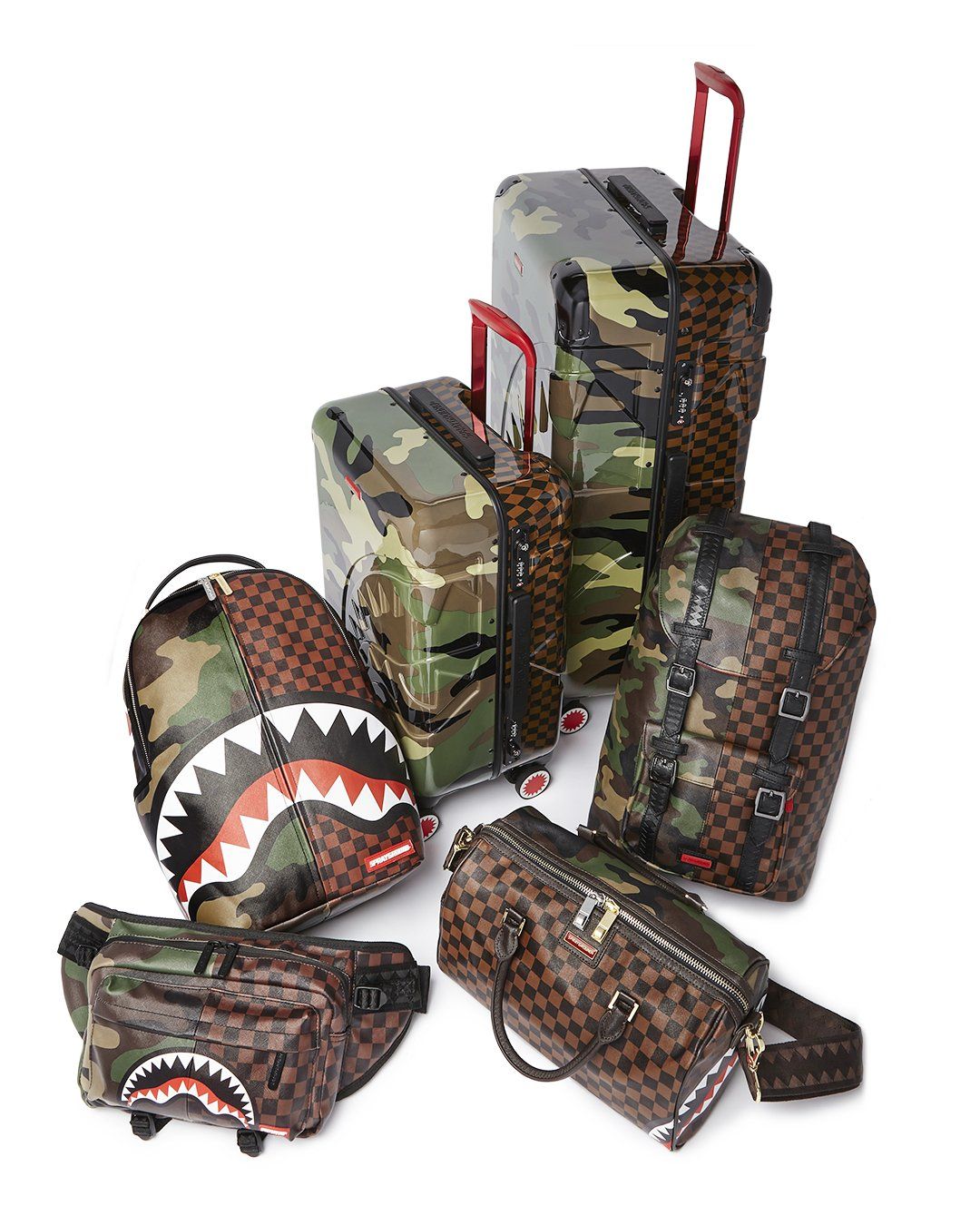 JUNGLE PARIS 29.5” FULL-SIZE SHARKITECTURE LUGGAGE